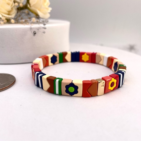 ROXANNE ASSOULIN Prarie Rose Patchwork Bracelet - Picture 4 of 6